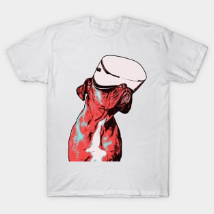 Boxer Dog Wearing VR Headset T-Shirt